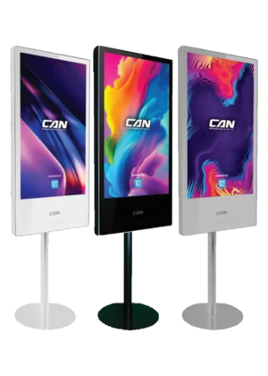 32" Pole Digital Standee